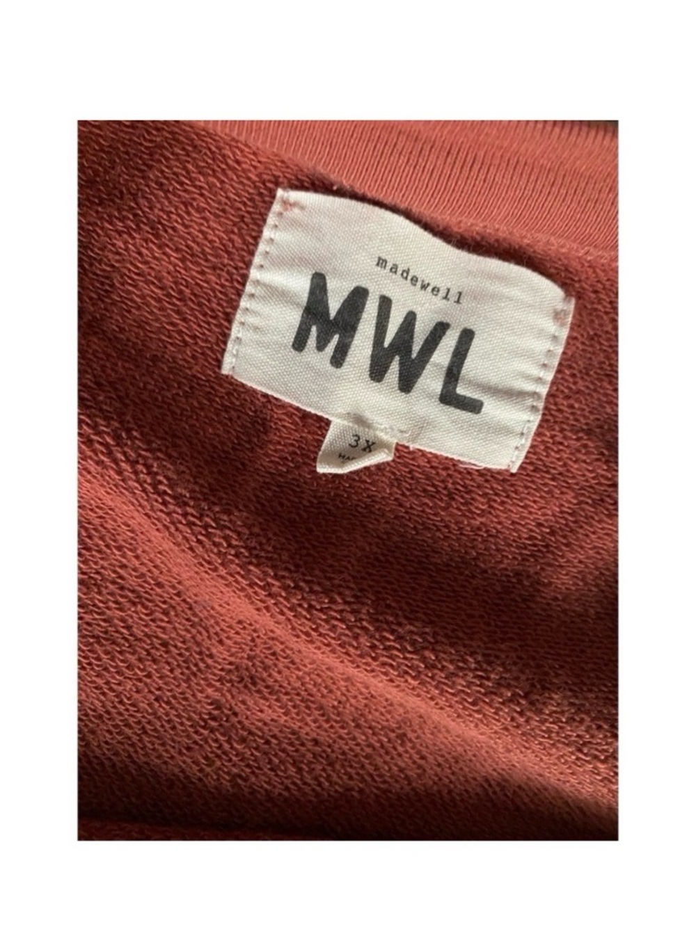 MADEWELL Burnt Orange Crewneck Sweatshirt - Picture 10 of 11